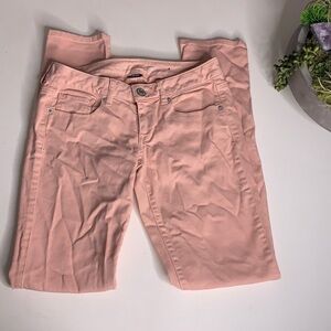 AEO Cotton Candy Pink Stretch Skinny Jeans Sz 2 women’s